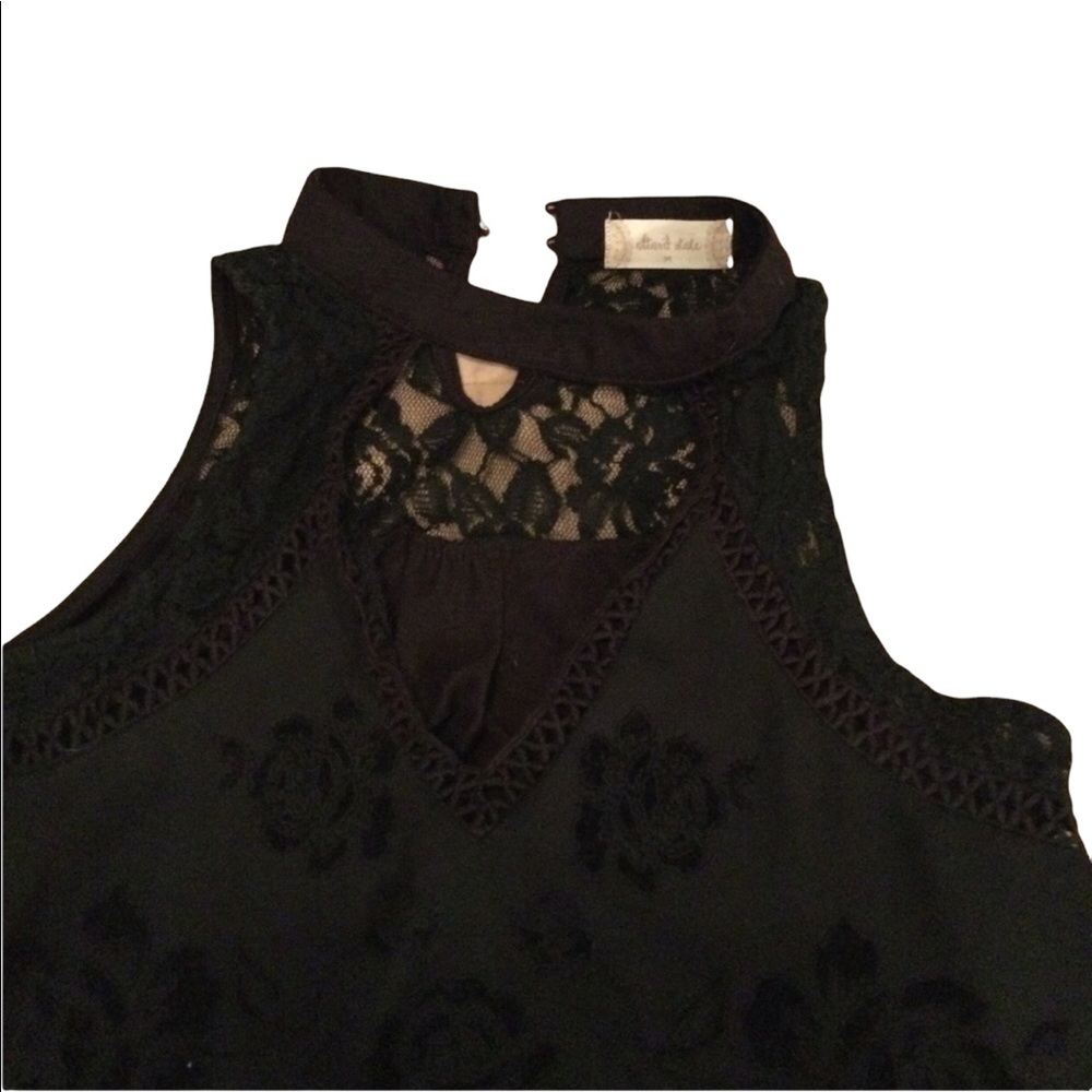 ALTAR’D STATE high neck embroidered top. - Picture 2 of 3
